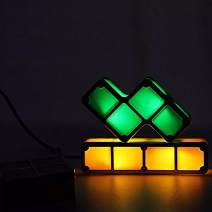 LED-Lampe in bunten Formen
