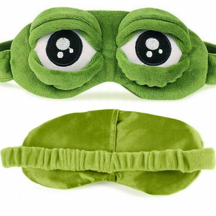 Augenmaske zum Schlafen – interessanter Frosch