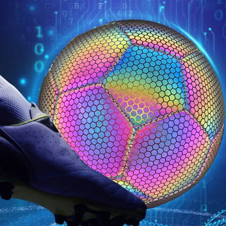 Fußball mit reflektierender Wirkung