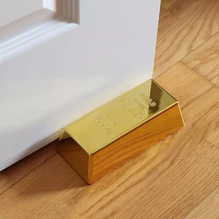 Goldbarren-Türstopper – rutschfest, 16,5 cm, 1 kg