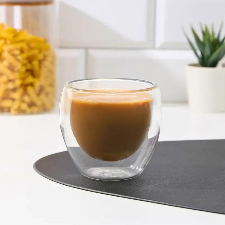 Doppelwandiges Kaffeeglas 150 ml