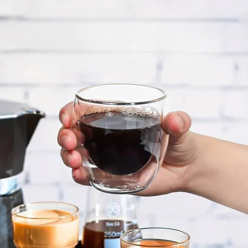 Doppelwandiges Kaffeeglas 150 ml