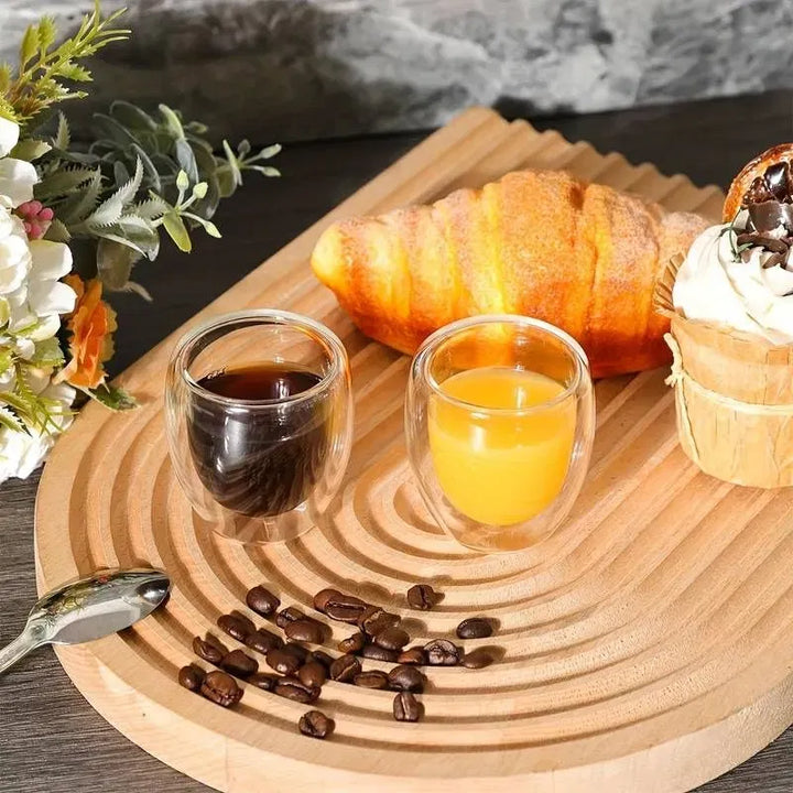 Doppelwandiges Kaffeeglas 150 ml