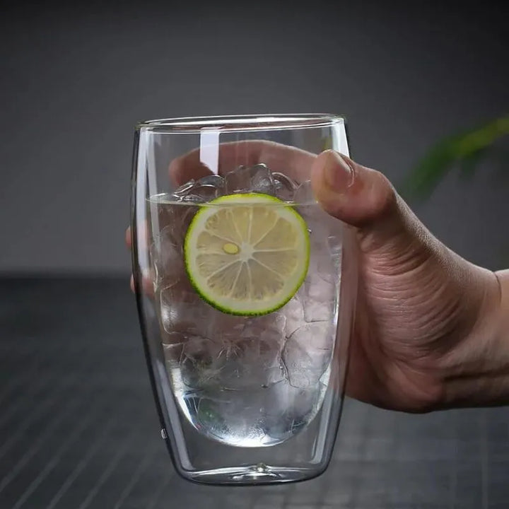 Doppelwandiges Kaffeeglas 450 ml