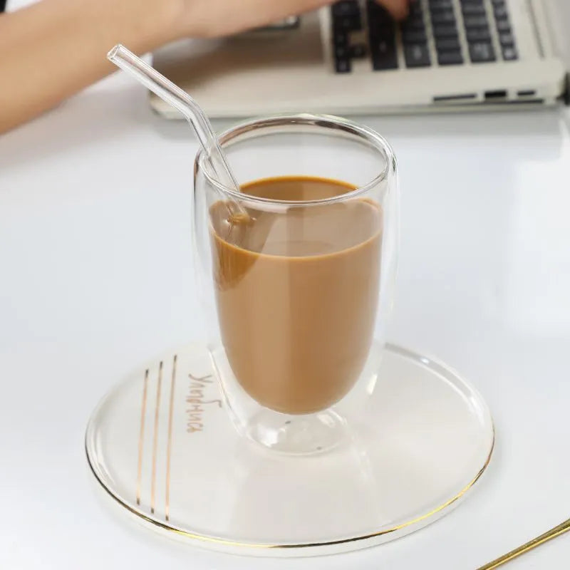 Doppelwandiges Kaffeeglas 450 ml