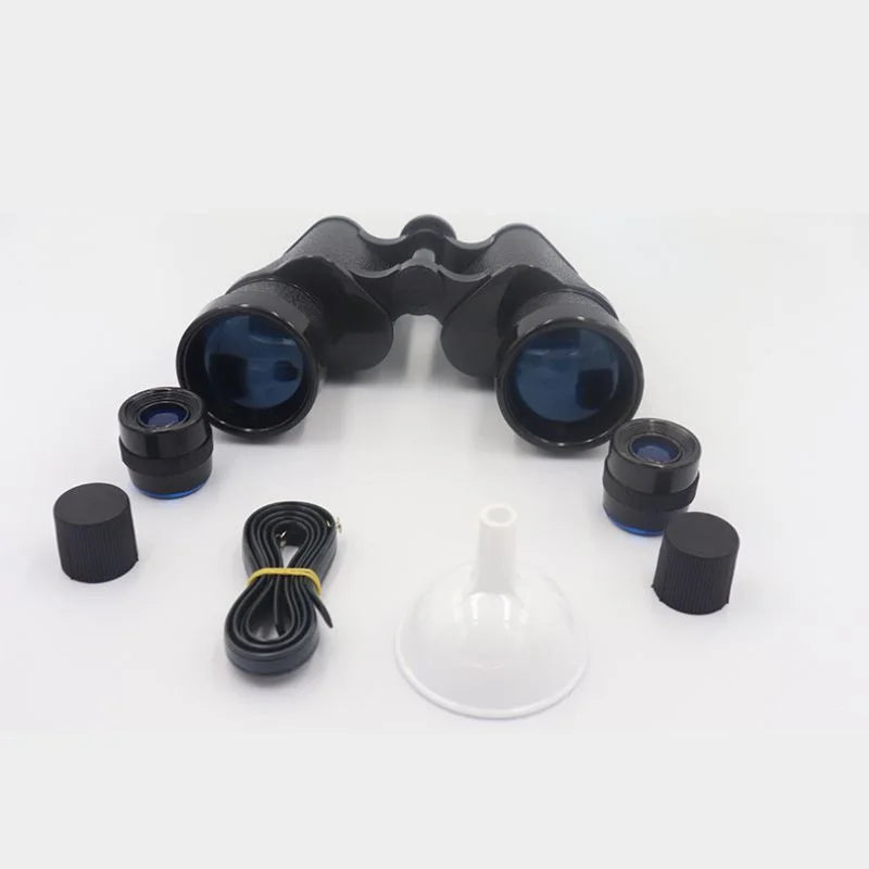 Lustiges Flachmann-Fernglas