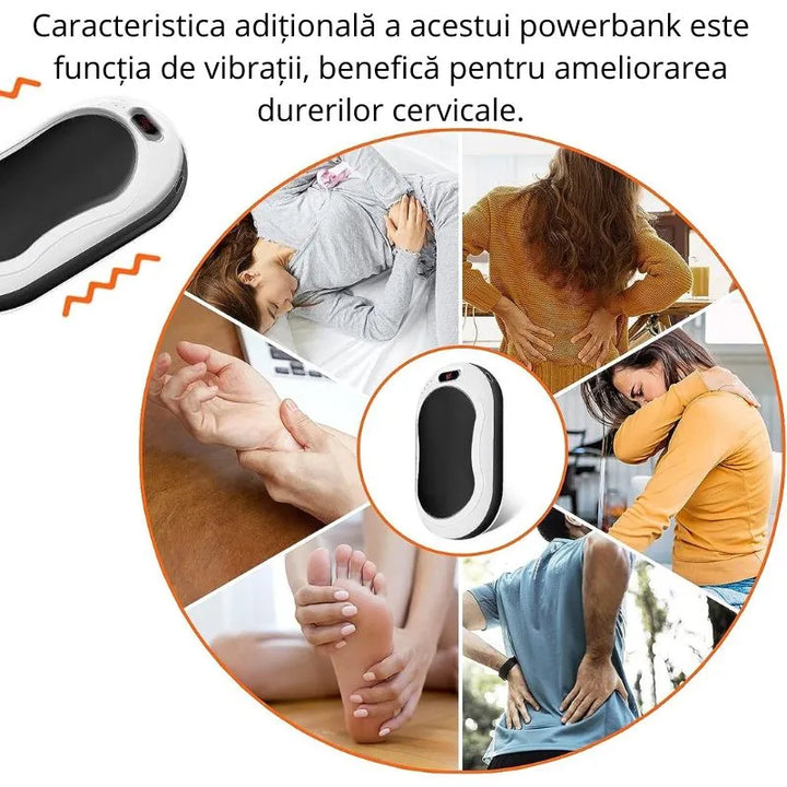 Powerbank mit Handwärmer 55°C 10000mAh