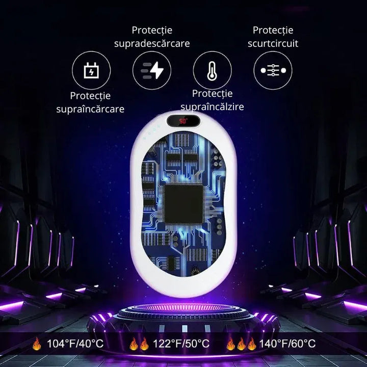 Powerbank mit Handwärmer 55°C 10000mAh