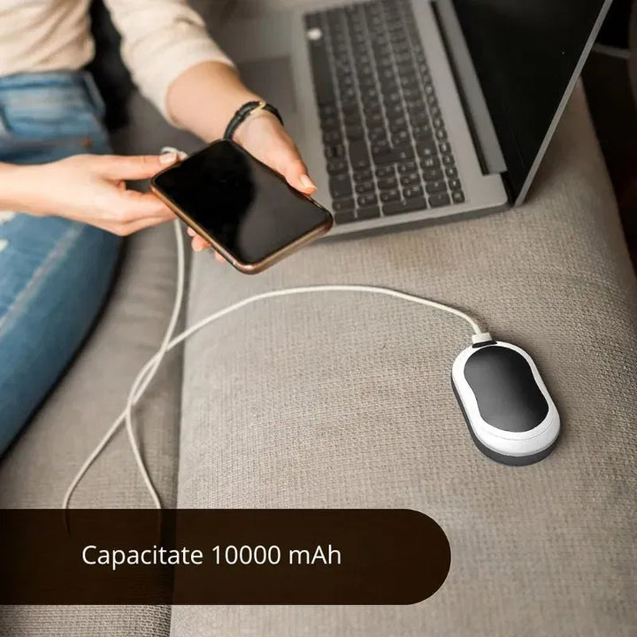 Powerbank mit Handwärmer 55°C 10000mAh