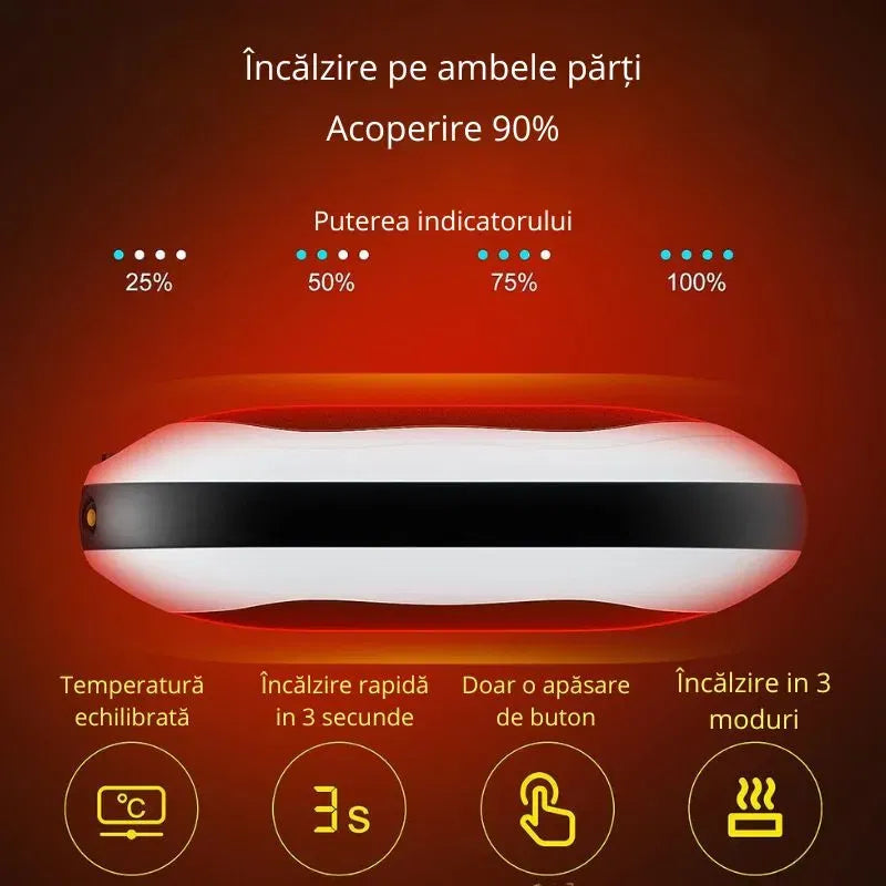 Powerbank mit Handwärmer 55°C 10000mAh