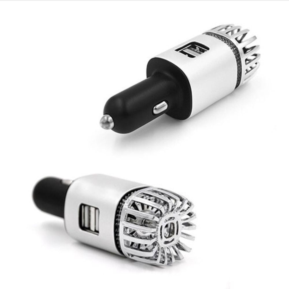 Auto-Luftreiniger mit Dual-Port-USB-Ladegerät
