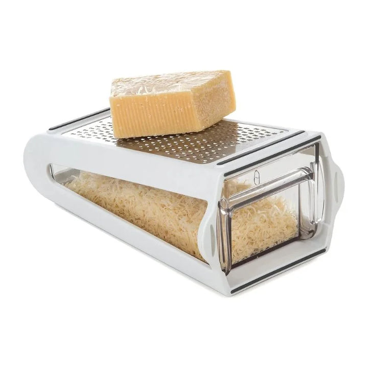 Doppelreibe mit Auffangbehälter