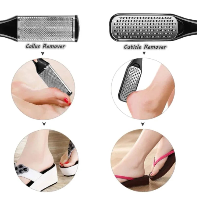 Ein Set mit 26 Elementen für eine Pediküre zu Hause