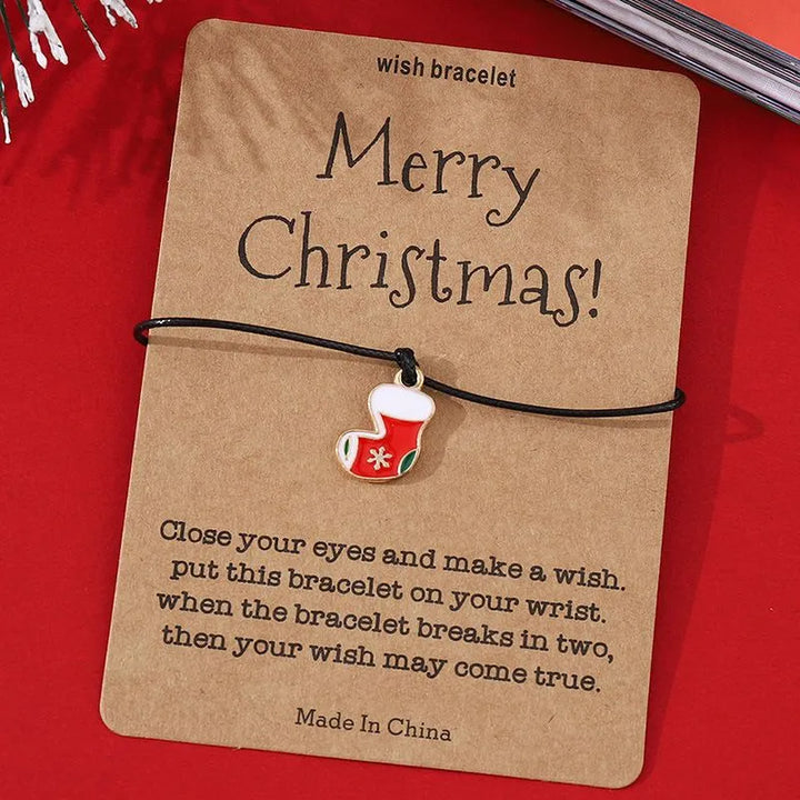 Set mit 6 Weihnachtsarmbändern