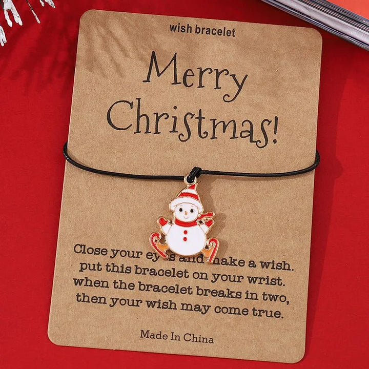 Set mit 6 Weihnachtsarmbändern