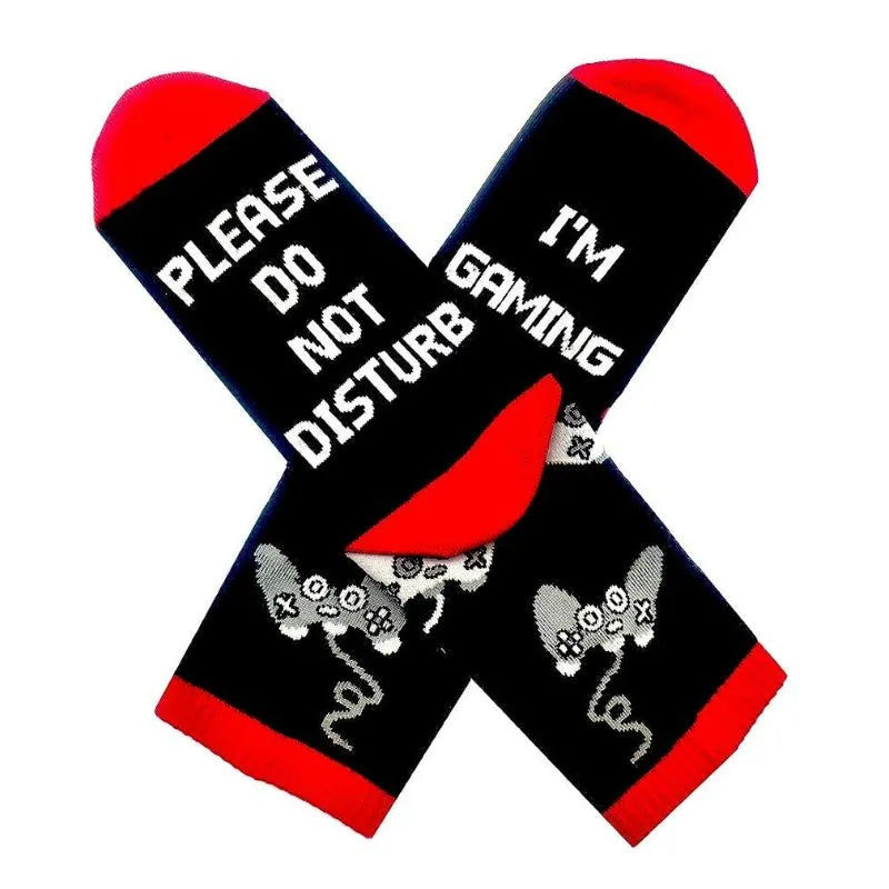 Lustige Gamer-Socken Bitte nicht stören