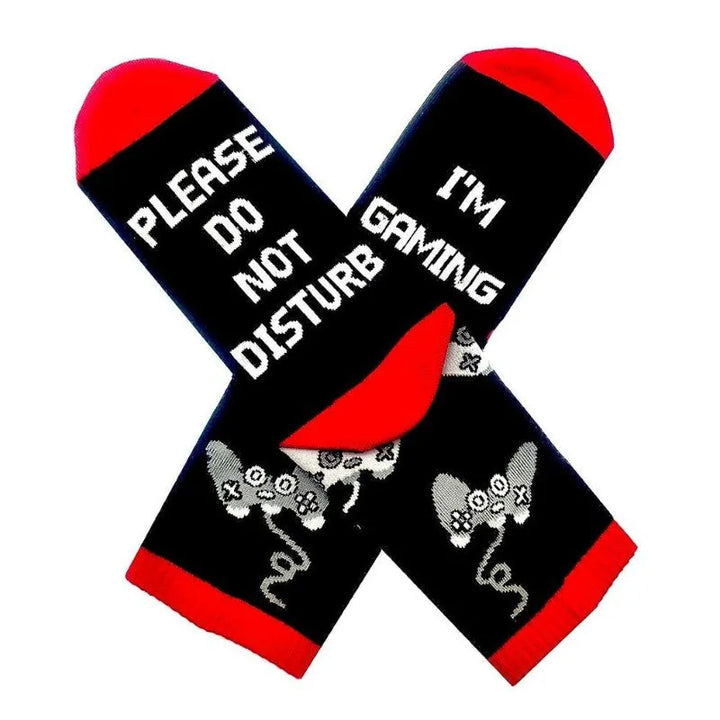 Lustige Gamer-Socken Bitte nicht stören
