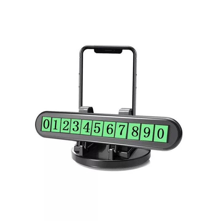 Autohalterung mit Parknummernanzeige