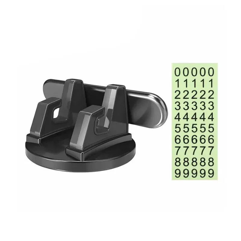 Autohalterung mit Parknummernanzeige